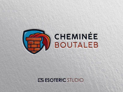 Cheminee Boutaleb design icon illustration logo