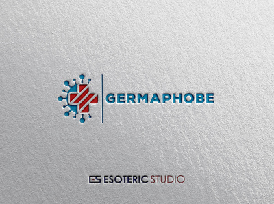 Germaphobe branding design icon illustration illustrator minimal typography