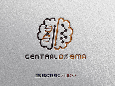 Central Dogma branding design icon illustration illustrator logo typography vector