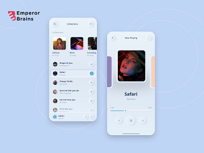 Music App figma ios ui uitrends ux