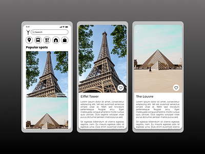 "Why Guide"- The Classic tour guide app design app app design figma