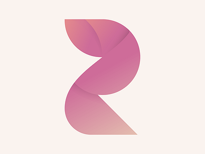 R - logo colors gradient graphic logo type vector