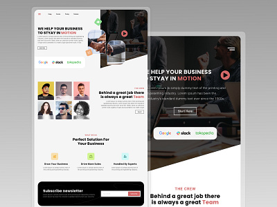 Web application for digital marketing company design graphic design ui ux website