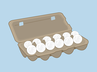 Golf Balls in an Egg Carton