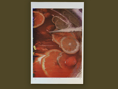 Citric Acid citrus cmyk glitch glitch art halftone printmaking punch screen print screenprint