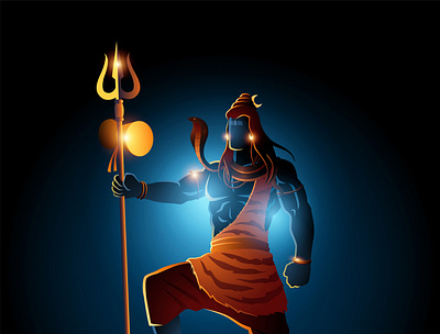 Lord Shiva Illustration design illustration