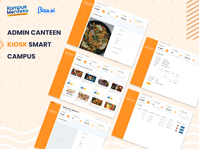 Admin Canteen KIOSK Smart Campus ui