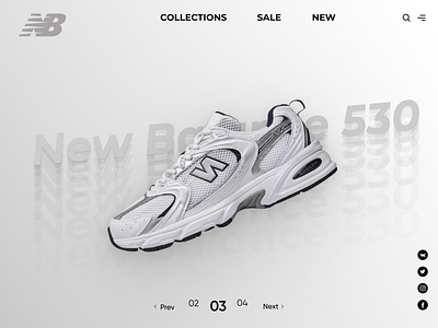 New Balance redesign concept 3d branding