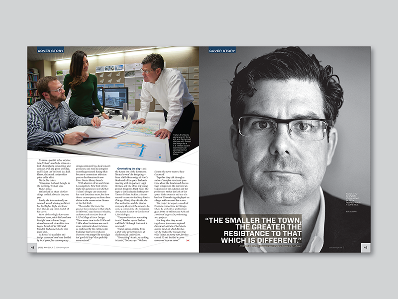 225 magazine baton rouge architecture print magazine editorial design