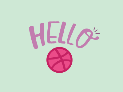 First Shot dribbble first free throw hello shot welcome