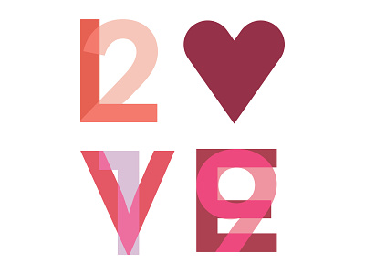 2019 LOVE 2019 design graphic design illustration lettering love type valentine valentines valentines day year of icons year of love