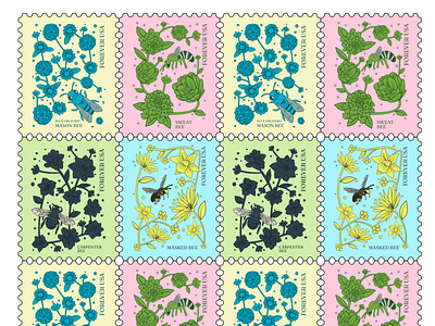 Pollinator Stamp Set