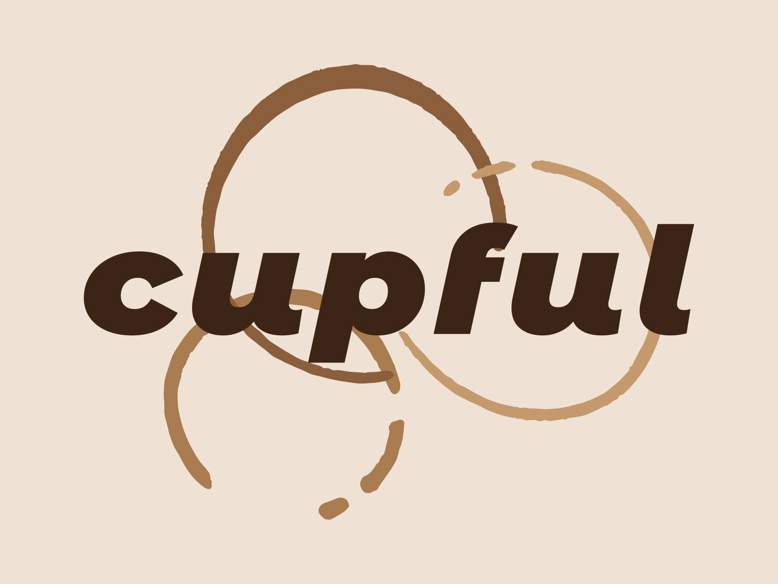 Cupful Logo by Tate Peak on Dribbble