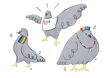 Pride Pigeons