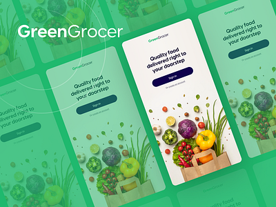 Organic Grocery Shopping App Concept