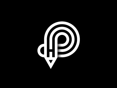 PH branding designer h logo p pencil