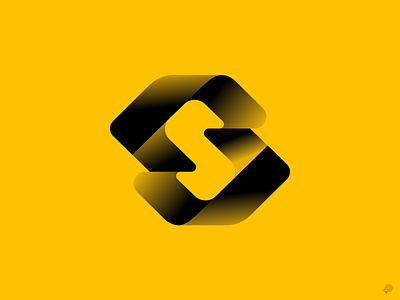 S branding design gradient gradientlogo icon illustrator logo logodesigner logos mark monochrome s vector