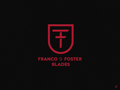 FF blades branding f ff graphic design logo logodesign shield