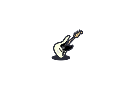 Fender Jazz Bass 4px bass fender icon illustration jazz lines