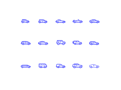 Cars car combi coupe hatchback icon illustration sedan suv van