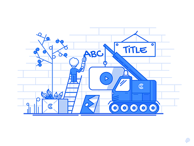 Create build create illustration lineart monochrome