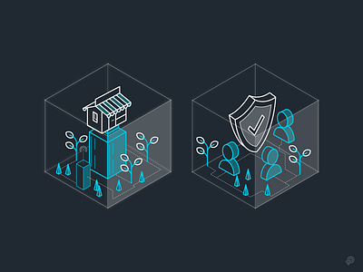 Icons 2d icon icons illustration isometric line lineart marketplace