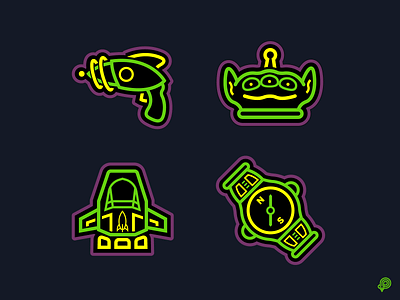 Buzz Icons 2d buzzlightyear design icon icons illustration line lineart lines monochrome toystory ui vector