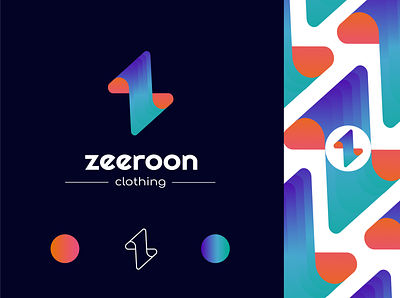 Zeeroom clothing branding clothing design illustrator logo vector