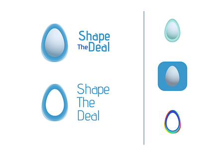 Shape The Deal branding creation design illustrator logo modern ui vector