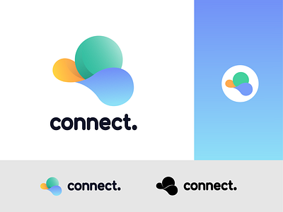 connect. branding design graphic design illustrator logo ui vector
