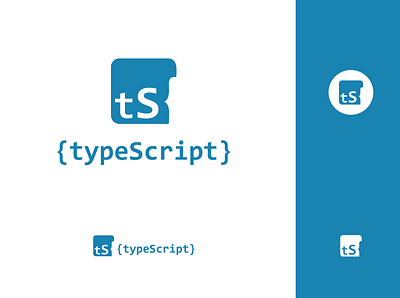 typeScript branding design illustrator javascript logo programming typescript vector