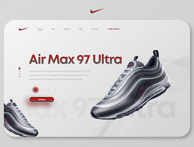 Nike - Air Max 97 Ultra air max 97 ultra desing nike promo site ui ux web