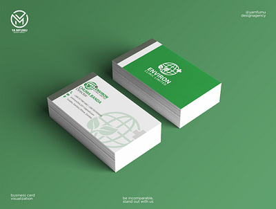 Business Card Design For Environ Clinic Limited branding business card design graphic design logo stationery design zambian graphic designer