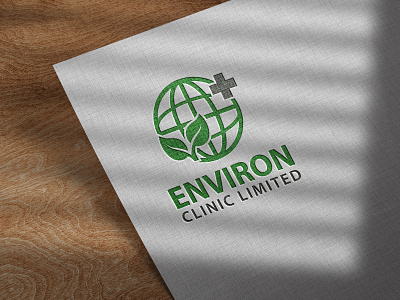 Logo Design For Environ Clinic Limited brand identity brand identity design branding business card design design graphic design illustration logo logo designer zambian logo designer