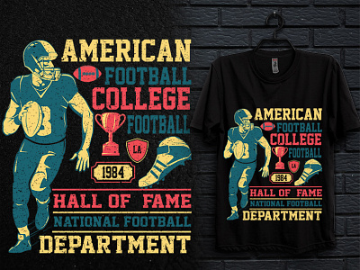 American Football T Shirt Design designs, themes, templates and  downloadable graphic elements on Dribbble