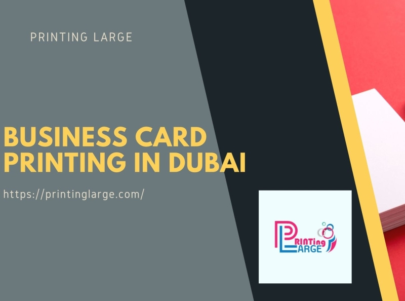 Business Card Printing in Dubai by Printing Large on Dribbble