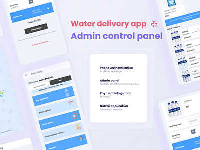 Water delivery App