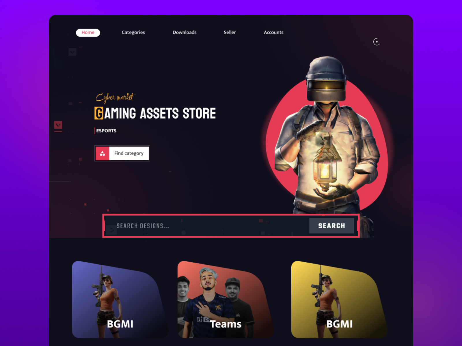 Esports gaming store by Surya Prakash on Dribbble