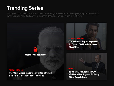 Trending Series Section