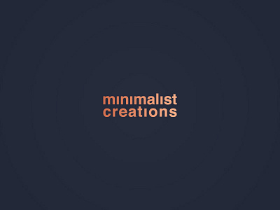 Minimalist Creations brand creations lifestyle logo luxury minimalist
