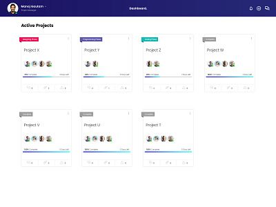 Concept Dashboard Screen One