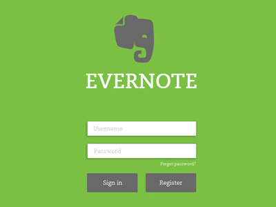 Redesign - Evernote evernote redesign