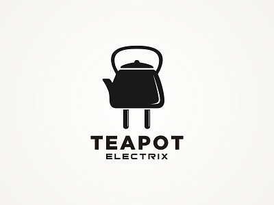 TeaPot electric Logo abstract branding design graphic design icon logo vector