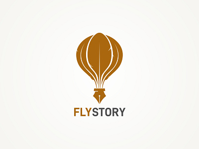 FlyStory Logo abstract design graphic design icon logo vector