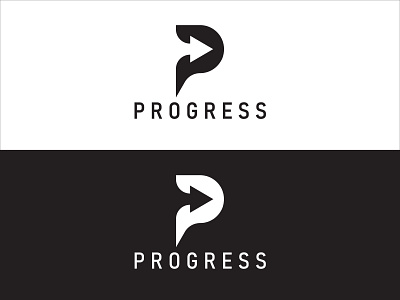 Progress Logo Design Template transport