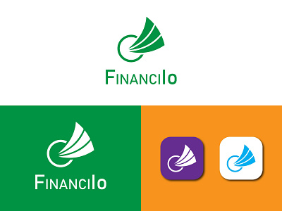 FinanciIo Logo Design Template invoice savings