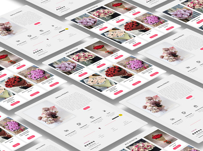 online flower shop design graphic design logo ui ux