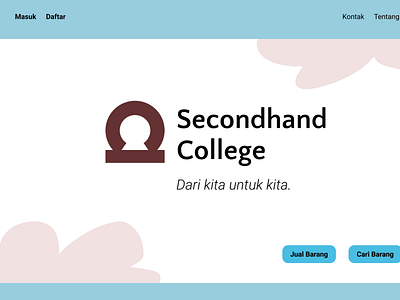 Secondhand College - Welcome