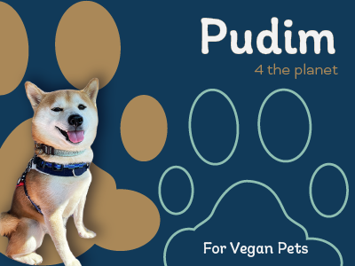 Pudim for the planet | vegan dog food brand shot brand design vegan vegan brand design vegan dog vegan dog food vegan dog food brand vegan dog food branding vegan pets