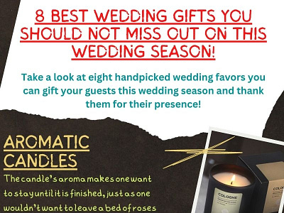 8 Best Wedding Gifts You Should Buy This Wedding Season!